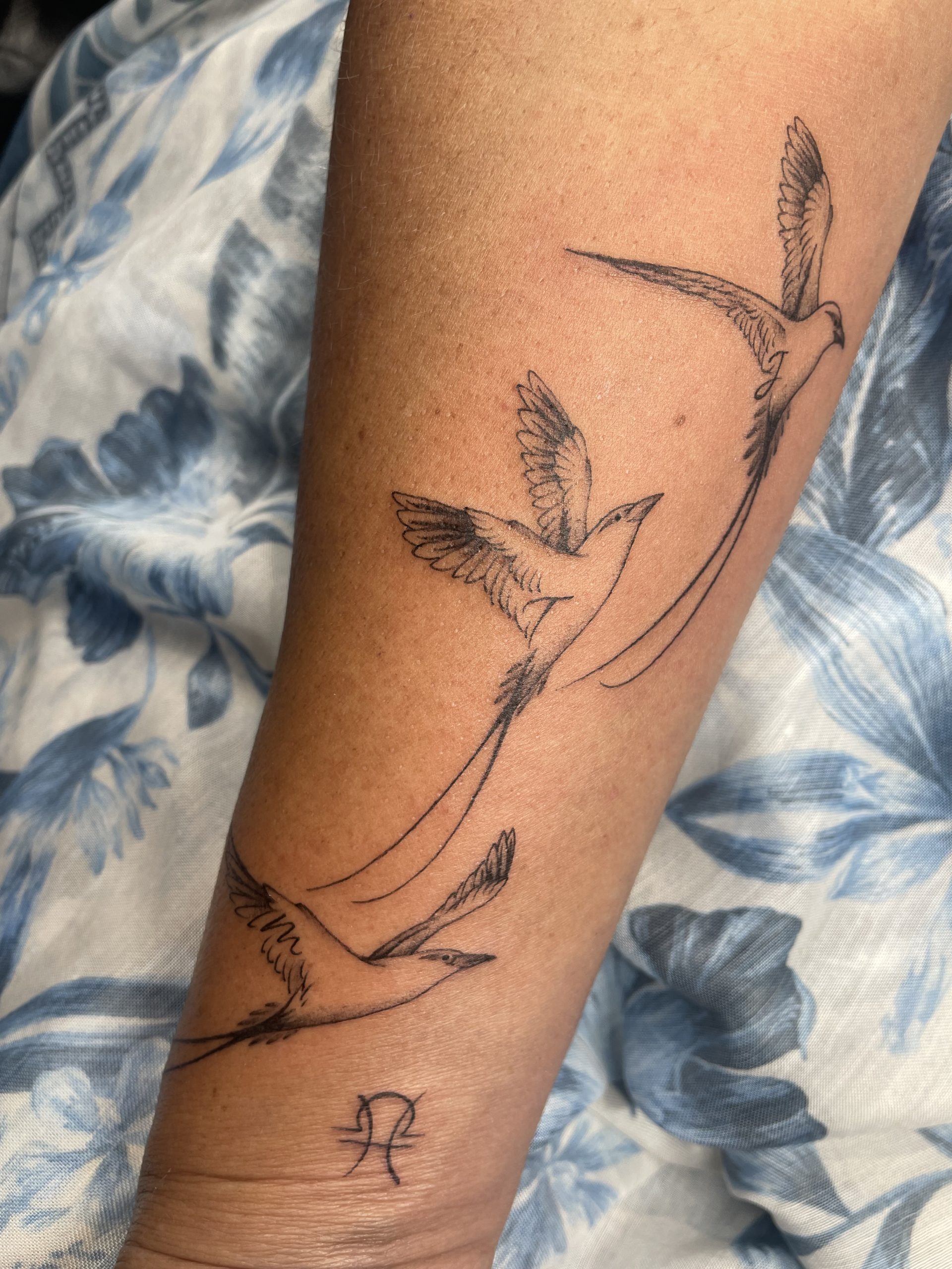 Tatouage, tatouage couleur, tatouage kawaï, kawaï, tatouage floral