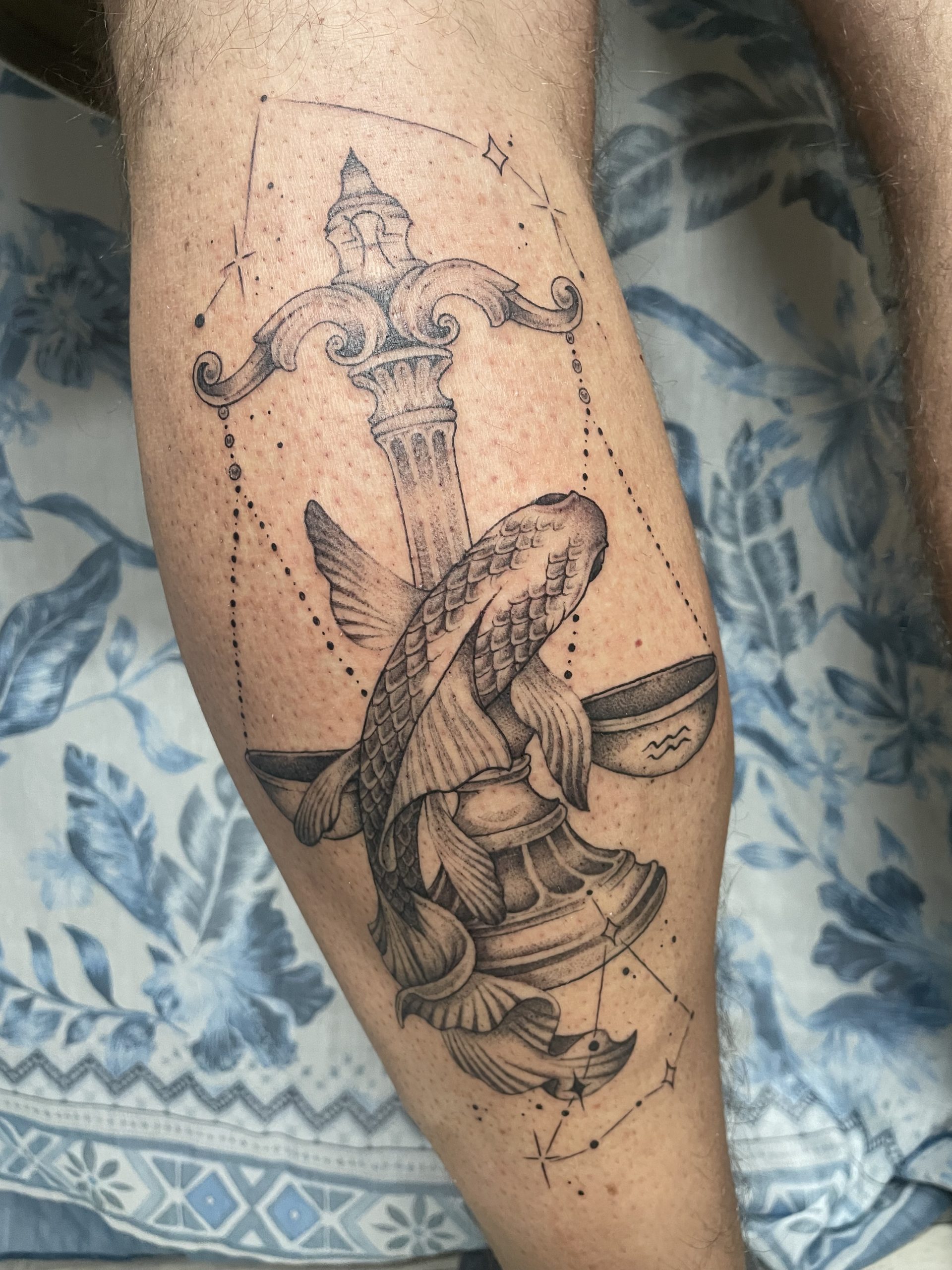 Tatouage, tatouage couleur, tatouage kawaï, kawaï, tatouage floral