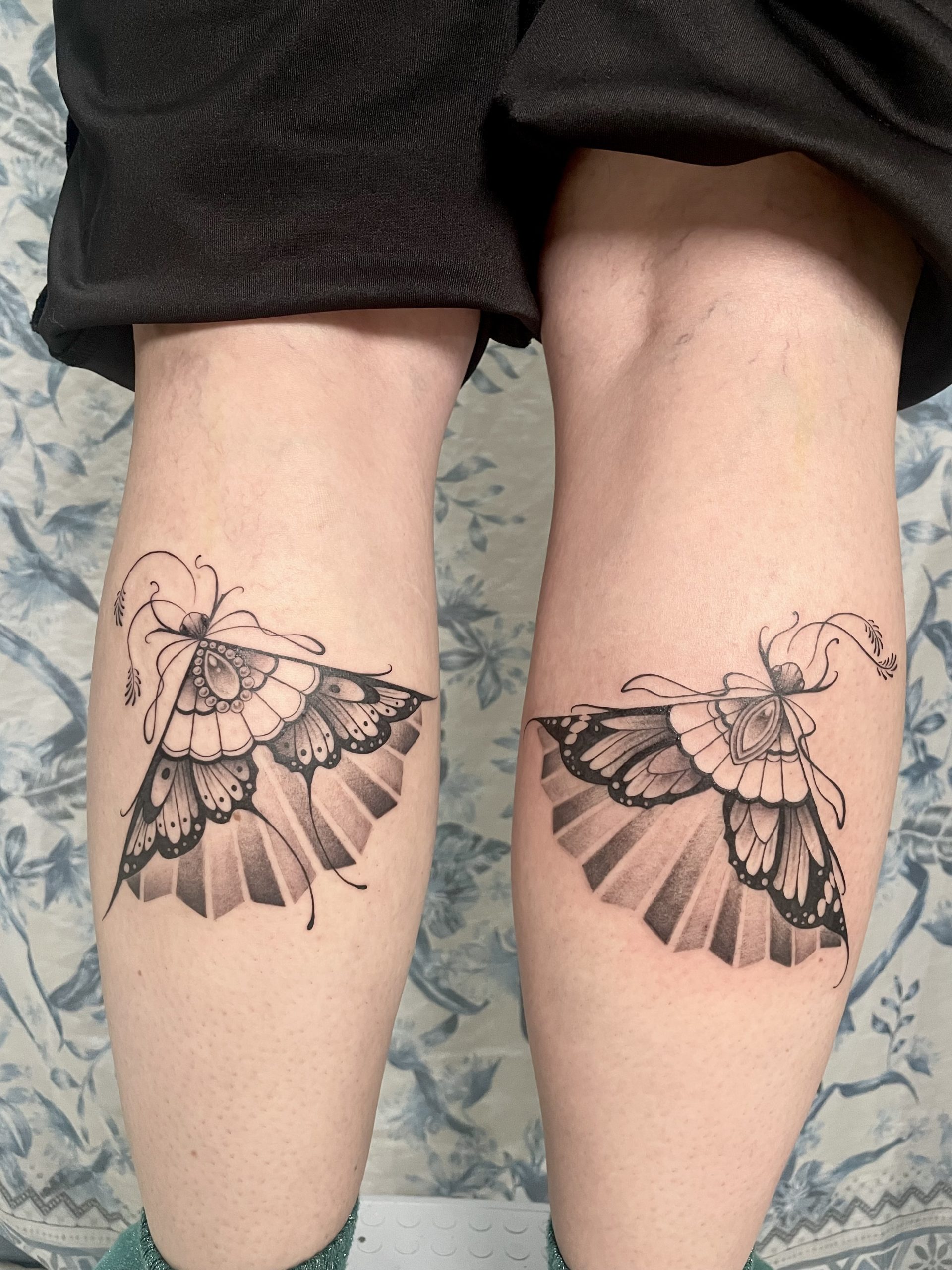 Tatouage, tatouage couleur, tatouage kawaï, kawaï, tatouage floral