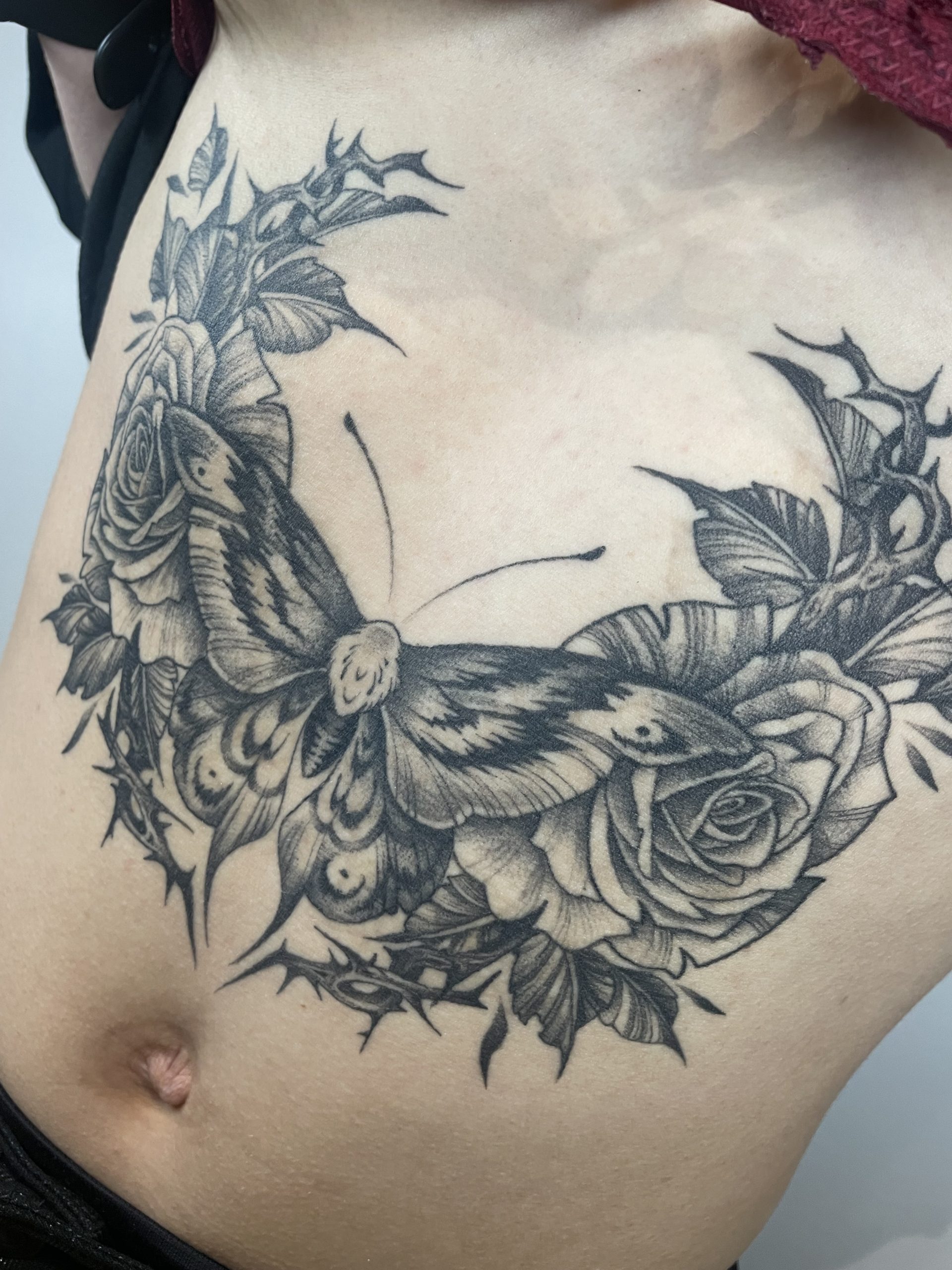 Tatouage, tatouage couleur, tatouage kawaï, kawaï, tatouage floral